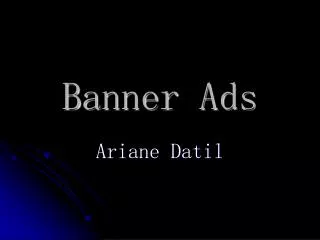 Banner Ads