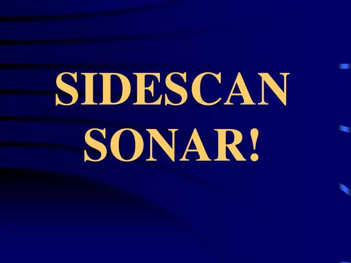 sidescan sonar