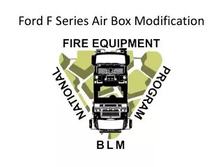Ford F Series Air Box Modification