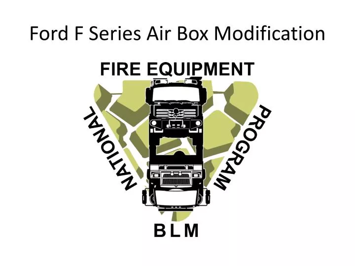 ford f series air box modification
