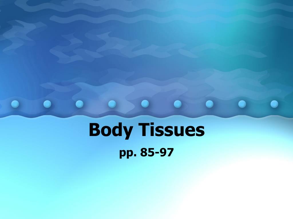 PPT - Body Tissues PowerPoint Presentation, free download - ID:6906395