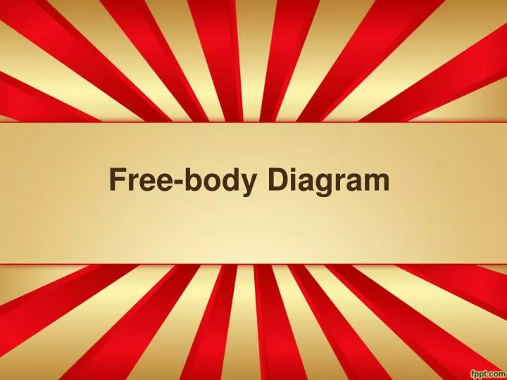 free body diagram