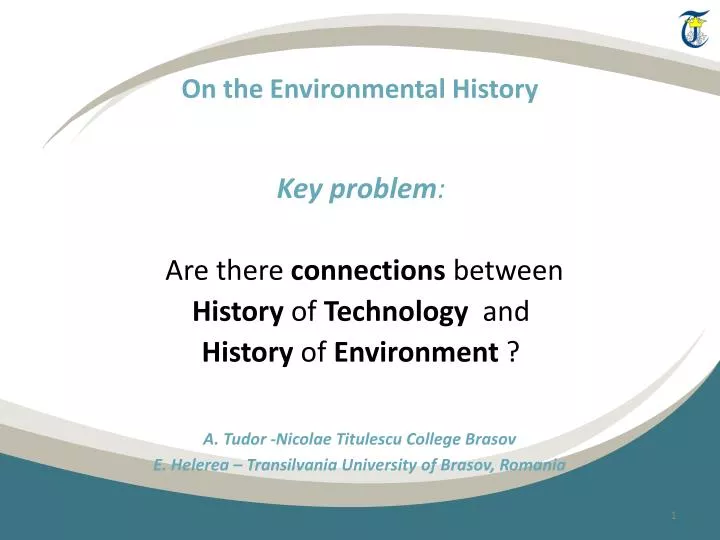 on the environmental history