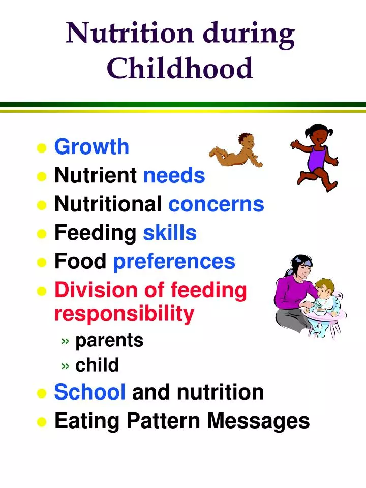 nutrition during childhood