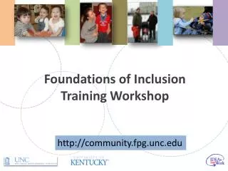 Foundations of Inclusion Training Workshop