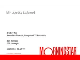 ETF Liquidity Explained