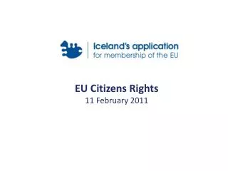 EU Citizens Rights 11 February 2011
