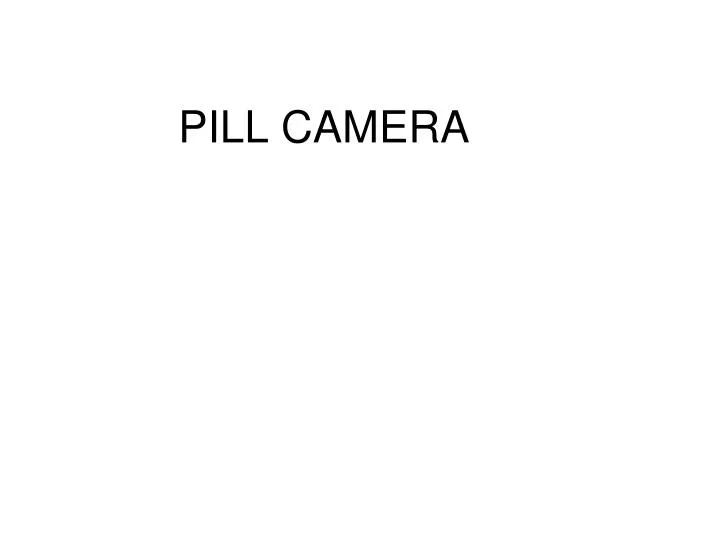 pill camera