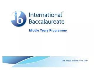 Middle Years Programme