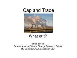 Cap and Trade