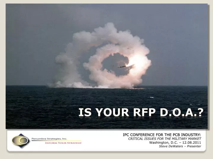 is your rfp d o a