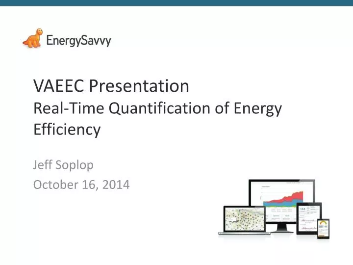 vaeec presentation real time quantification of energy efficiency