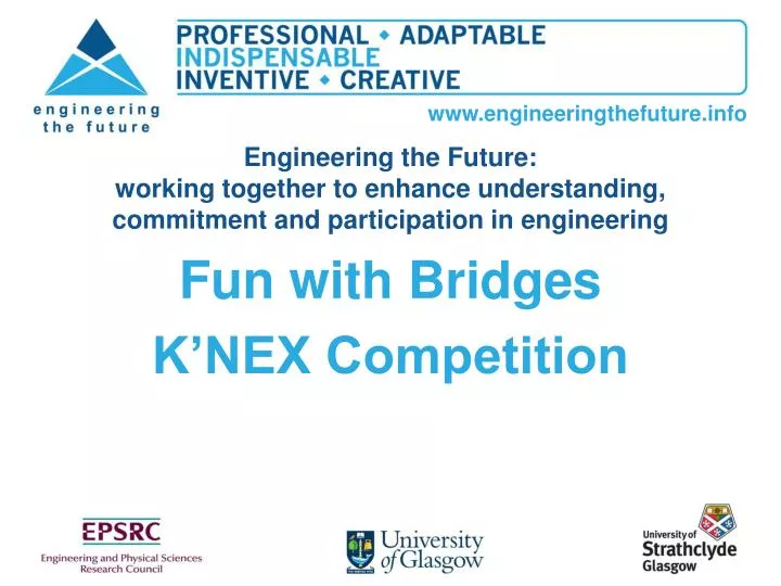 fun with bridges k nex competition