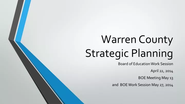 warren county strategic planning