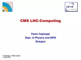 CMS LHC-Computing