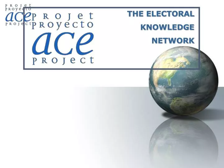 the electoral knowledge network