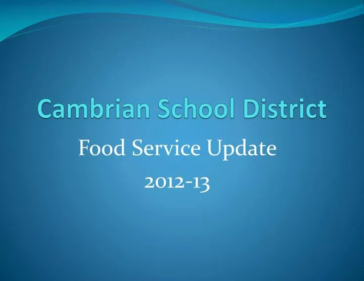 cambrian school district