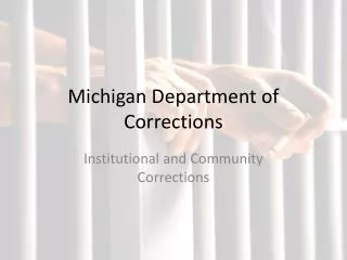 Michigan Department of Corrections