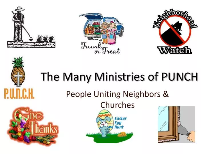 the many ministries of punch