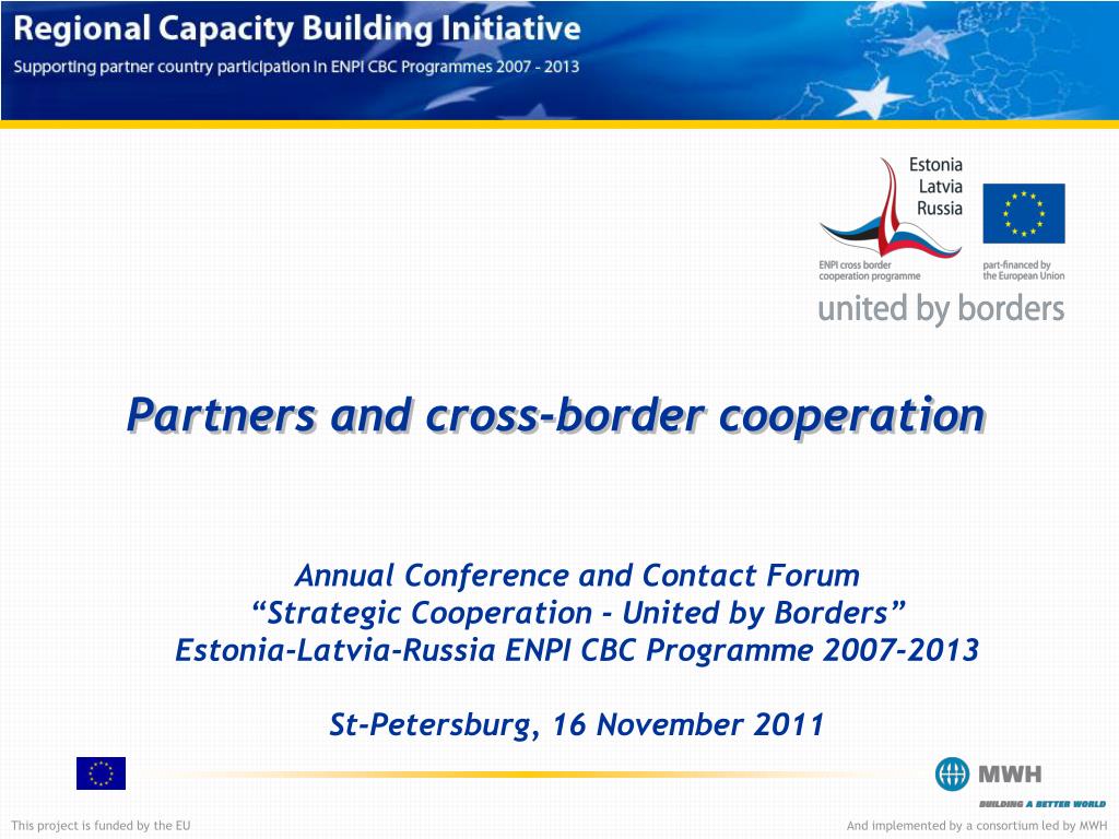 PPT - Partners and cross-border cooperation PowerPoint Presentation ...