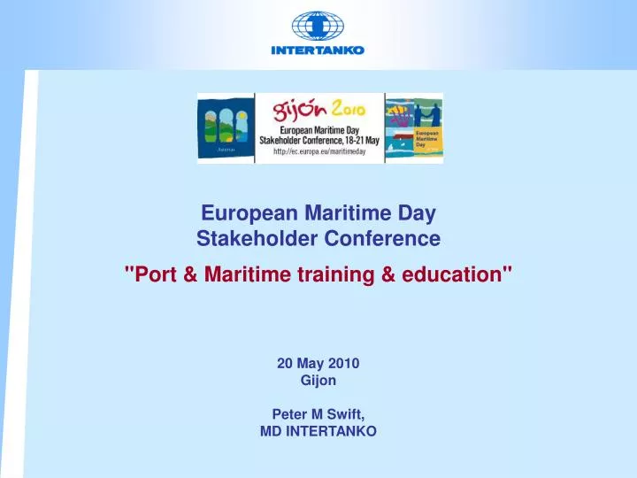 european maritime day stakeholder conference port maritime training education