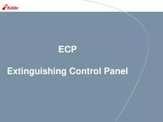 ECP Extinguishing Control Panel