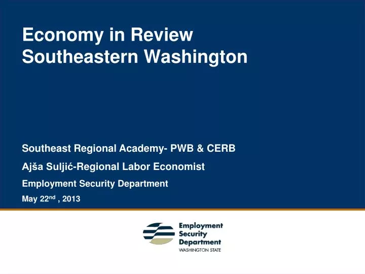 economy in review southeastern washington