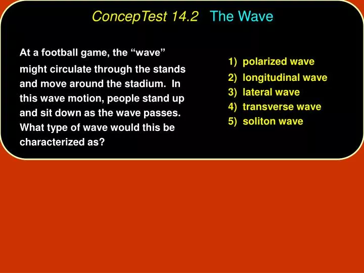 conceptest 14 2 the wave