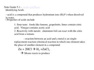 note guide 5 1 acids and bases