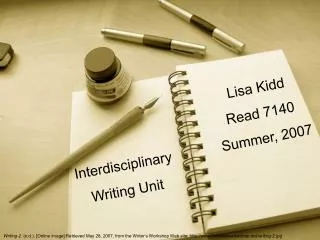 Lisa Kidd Read 7140 Summer, 2007