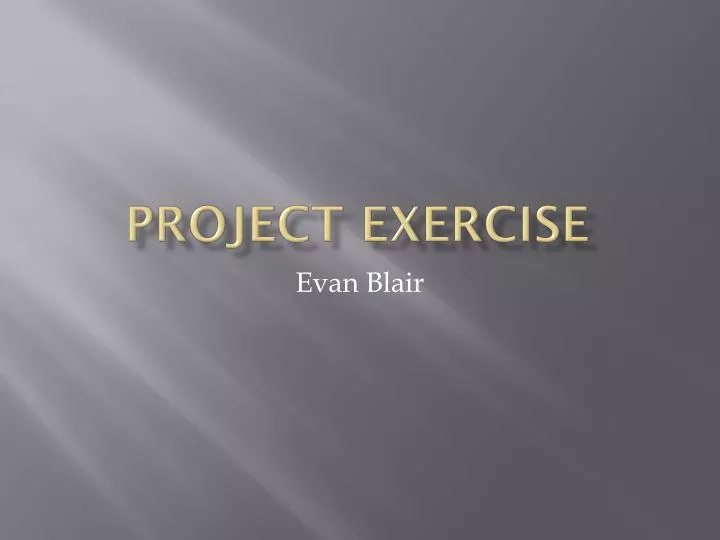 project exercise