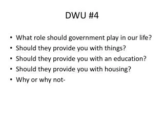 DWU #4