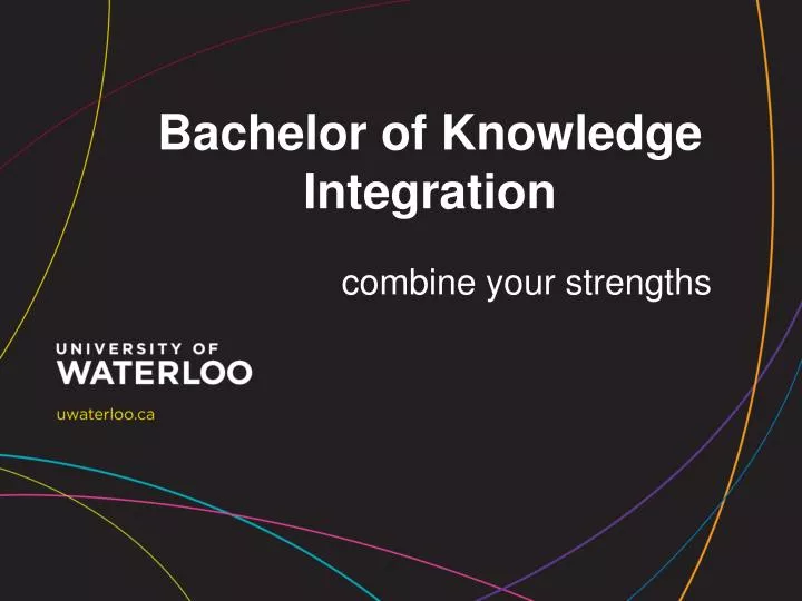 bachelor of knowledge integration