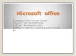 Microsoft office - slide 1