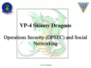 Operations Security (OPSEC) and Social Networking