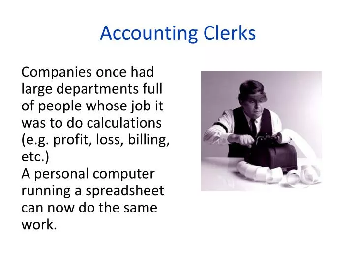 accounting clerks