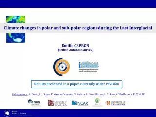 Climate changes in polar and sub-polar regions during the Last Interglacial