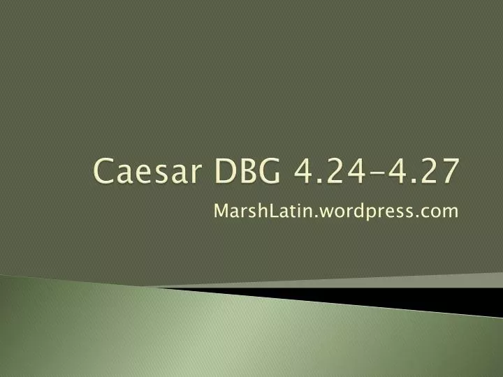 caesar dbg 4 24 4 27