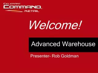 Advanced Warehouse
