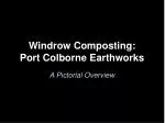 Windrow Composting: Port Colborne Earthworks - slide 1