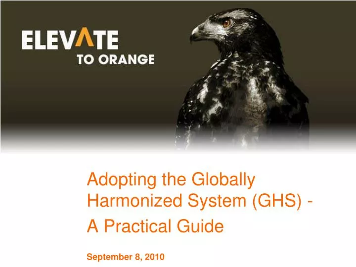 adopting the globally harmonized system ghs a practical guide september 8 2010