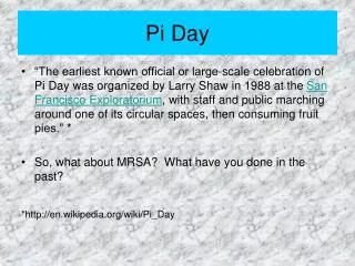 Pi Day