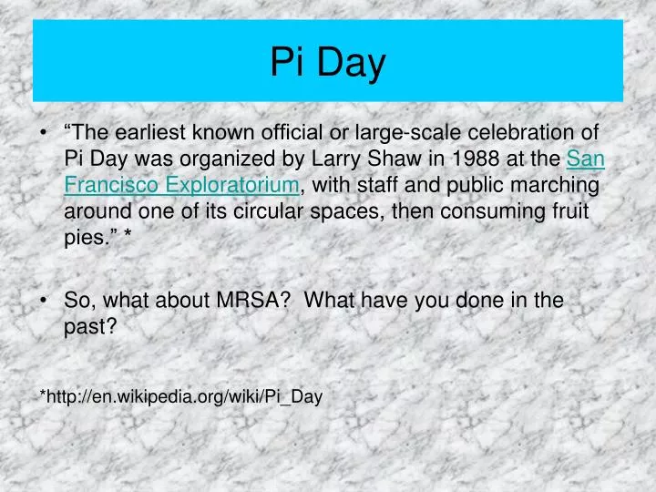 pi day