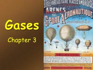 Gases Chapter 3