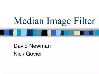 Median Image Filter