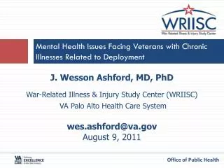 Mental Health Issues Facing Veterans with Chronic Illnesses Related to Deployment