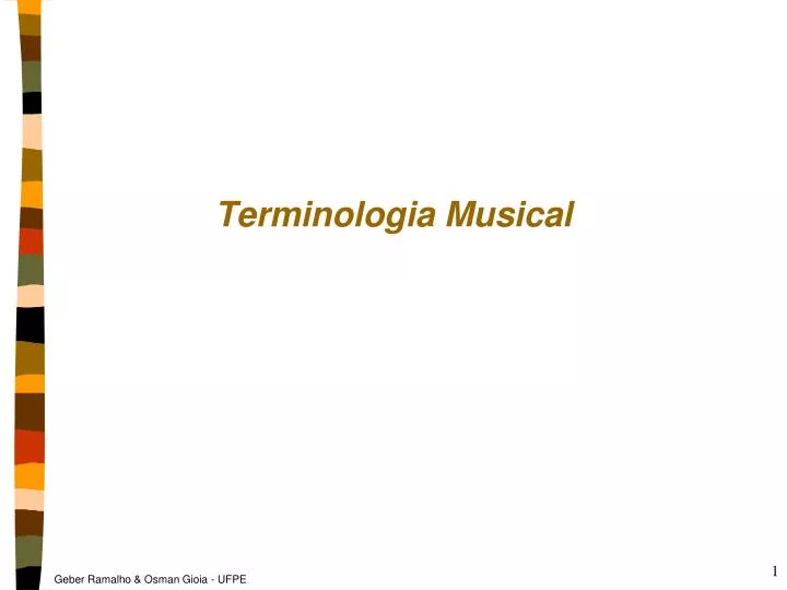 terminologia musical