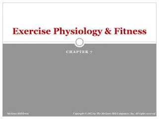 Exercise Physiology &amp; Fitness