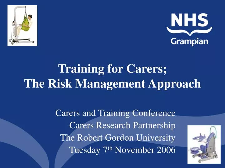 training for carers the risk management approach