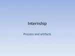 Internship - slide 1